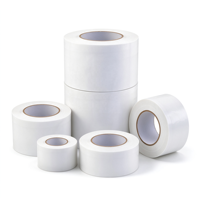 Bande d'étanchéité pour toiture, bande anti-humidité, polyéthylène blanc 12 mil, pour l'étanchéité des toitures et la construction de murs