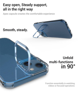 Funda Protectora de Lente de Cámara para Teléfono, Multifuncional, Antigolpes, de TPU Suave, con Soporte Metálico, para <span class=keywords><strong>iPhone</strong></span> <span class=keywords><strong>13</strong></span> 11 12 <span class=keywords><strong>Pro</strong></span> <span class=keywords><strong>Max</strong></span> 14 15 16 Plus - Product Image 3