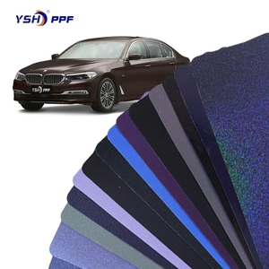 YSH PET PPF, película para carrocería de coche, sin pegamento teñido, colorido, tinte de vinilo de alto brillo, película decorativa para coche - Product Image 2