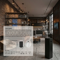 Diffuseur de parfum industriel OEM ODM, atomisation puissante par pompe, diffuseur d'arômes pour grandes surfaces, machine de diffusion de parfum HVAC avec système de verrouillage