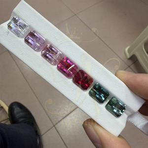 Nouvel arrivage de pierres précieuses de laboratoire colorées de haute qualité, taille mosaïque pixel, 9*11mm, forme octogonale, type <span class=keywords><strong>Lad</strong></span> Dimand Gems - Product Image 2