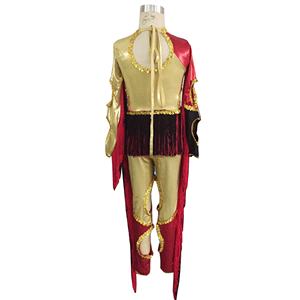 Танцевальный купальник с Блестящими Золотыми блестками - Product Image 3