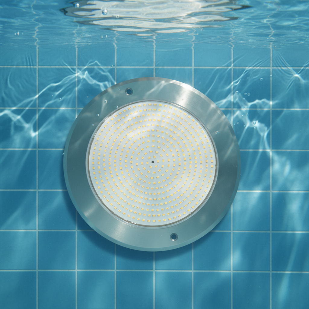 IP68 Led Luces De Piscina Swimming Underwater Light with Remoter AC/DC 12V RGB Lamp Waterproof Led Pool Light RGB