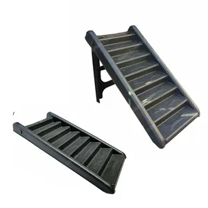 Rampa plegable para escaleras de perros y mascotas, rampa para interior/exterior en casa o viaje