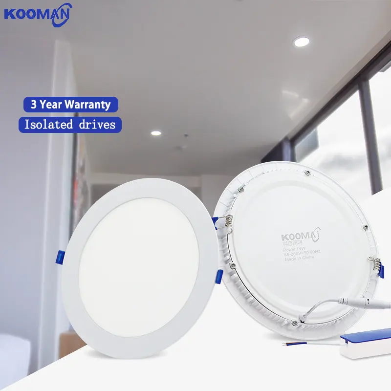 Ultra Thin Dimmable and Changeable Downlight CCT 4" 9W LED Recessed Pot Slim Ceiling Panel Down Light