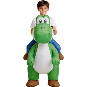 Costume gonflable de dinosaure Yoshi pour Halloween, jeu de rôle anime - Product Image 1