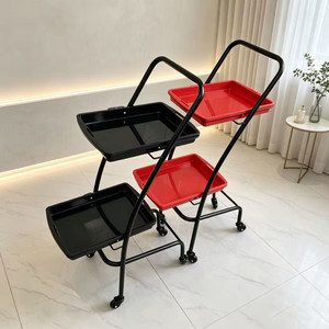 Chariot <span class=keywords><strong>de</strong></span> rangement multifonctionnel en acier inoxydable <span class=keywords><strong>de</strong></span> style nouveau pour salon <span class=keywords><strong>de</strong></span> coiffure, avec roulettes, dédié aux outils <span class=keywords><strong>de</strong></span> beauté et <span class=keywords><strong>de</strong></span> soin des cheveux - Product Image 1