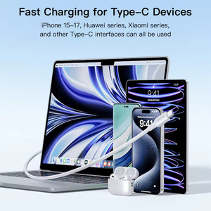 Cable de Datos SAMZHE de 1m <span class=keywords><strong>Tipo</strong></span>-C con E-Marker QC3.0 PD65W 3A, Cable de Carga Rápida para iPhone, <span class=keywords><strong>Huawei</strong></span>, Xiaomi, iPad, Laptop, <span class=keywords><strong>Cargador</strong></span> de Auto - Product Image 6