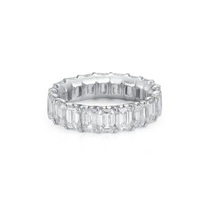 แหวนเพชรแล็บโกรว์ทรงมรกต 18K หรูหราคลาสสิกแบบสั่งทำพิเศษ ได้รับการรับรองจาก IGI สำหรับทั้งชายและหญิง - Product Image 1