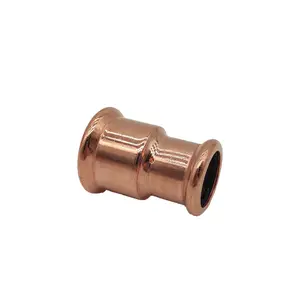 Encaixe de cobre para acoplamento, redutor de cobre para encanamento de acessórios de tubulação hvac m-profile envoltórios de prensa de fábrica