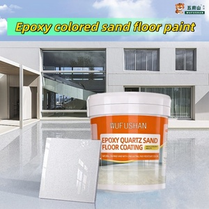 Peinture époxy sans joint haute brillance pour sols en sable, revêtement en résine résistant aux rayures pour appartement, salon, chambre, sol en ciment - Product Image 6
