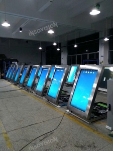 4000nits 2K 43-75 Inch Outdoor Ultra Thin Digital Signage Dual Screen <b>Display</b> for Airport Advertising - Product Image 2