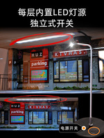 1/18 Échelle Simulation Voiture Modèle Garage Vitrine Parking Espace Acrylique Affichage Boîte Led Éclairage Parking Garage