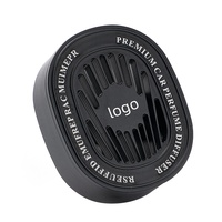 Diffuseur de parfum pour voiture en aluminium de qualité supérieure, logo personnalisé, à suspendre au rétroviseur, parfum longue durée