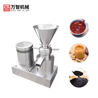 Machine à fabriquer des sauces végétales, des sauces chili et du beurre de cacahuètes, moulin colloïdal, broyeur commercial, moteur PLC, acier inoxydable de qualité alimentaire