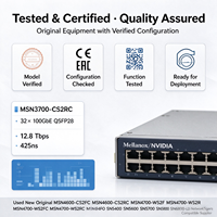 Mqm8700-hs2f Mellanox Quantum 200g Hdr Infiniband Switch 40 X Qsfp56 2 X Ac Psu X86 Dual Core 1u Rack-mounted Snmp Qos Untuk Ai