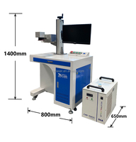 Nouvelle machine de marquage et de gravure laser UV 3D 5W 10W pour verre, prend en charge les formats DXF/BMP/DWG, refroidissement par eau CNC, haute précision