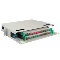 Armoire ODF de type rack 19 pouces, 48/72 cœurs, déchargement 5U, unité de distribution optique FDU FTTH, boîte de distribution de fibres Aoptke