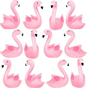 Pink Flamingo Vinyl Duck <b>Bath</b> Plastic Children's Bathtub Toy Classroom Prizes and Cake Decoration for Foreign Trade - Product Image 5