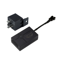 Alarma con Sirena y GPS Inteligente Mini 9-90V 4G, Rastreador GPS 401 Mini para Motocicleta/Bicicleta Eléctrica/Scooter Eléctrico/Auto, Detención Remota del Motor a través de SMS y Aplicación