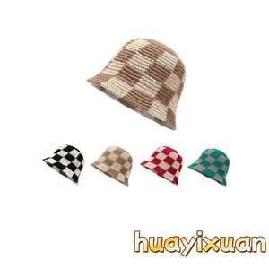 Gorro de cubo de frijol hueco de ganchillo de punto personalizado, gorro de ganchillo hecho <span class=keywords><strong>a</strong></span> mano de alta calidad, gorro tejido - Product Image 1