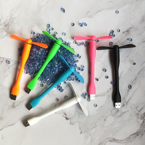 พัดลมระบายความร้อนขนาดเล็กแบบถอดได้แบบพกพาพัดลม USB น้ำหนักเบามีความยืดหยุ่นออกแบบโลโก้ได้ตามต้องการ - Product Image 3