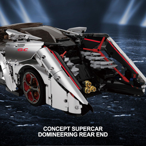 Nuovo Modello <span class=keywords><strong>di</strong></span> Supercar Tecnico in Scala 1:8, Set <span class=keywords><strong>di</strong></span> <span class=keywords><strong>Costruzioni</strong></span> in Plastica, Giocattolo Educativo per Adolescenti e Adulti - Product Image 3