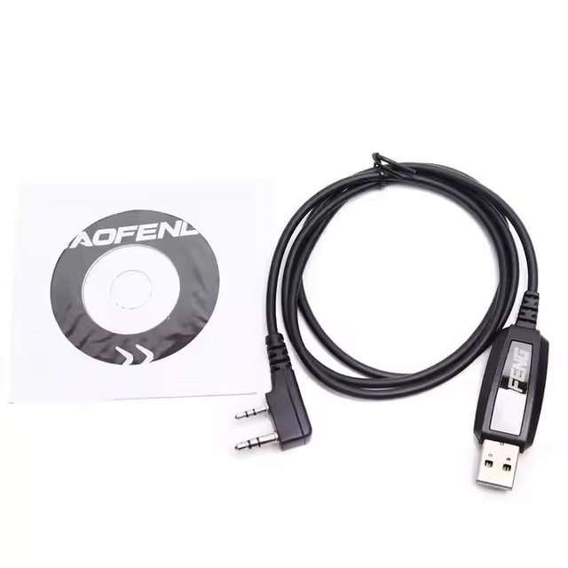 Baofeng Factory Programming Cable for Analog Mobile Two-Way Radios USB Programming Cable for Walkie Talkie