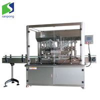 Remplisseur automatique de liquide d'huile Ligne de remplissage de jus de boisson Boissons Sauce soja Vin Vinaigre Machine de remplissage Machine de remplissage d'emballage