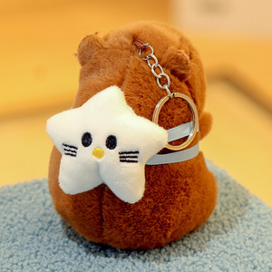 Kapibala Poupée Nouveau Super Doux En Peluche Capybara Étoile Sac Pendentif PP Coton Rempli Ours Porte-clés Suspendu Ornement Saisir Caractéristique - Product Image 6