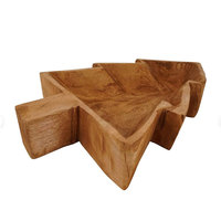 Bols en bois de Paulownia pour la fabrication de bougies, plateaux en bois pour la décoration intérieure, vente en gros