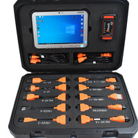 Multi-Brands X-TRUCK Y009 Construction Machinery Truck Excavator Van for Detroit Scanner OBD Diagnostic Tool Vehicle FZ-G1Tablet