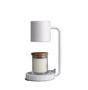 Commercio all'ingrosso nero bianco profumo metallo moderno aromaterapia diffusore candela lampada per comodino decorazione della casa - Product Image 5