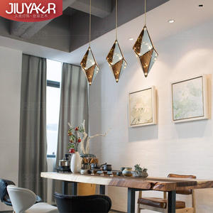 Lustre LED suspendu de design italien avec fer et verre, éclairage de luxe pour salle à manger, hôtel, <span class=keywords><strong>restaurant</strong></span> - Product Image 4