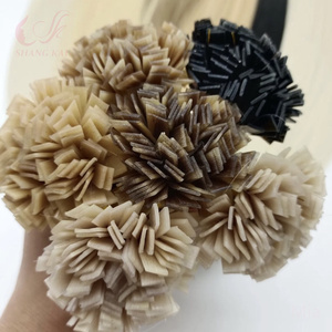 <span class=keywords><strong>Extension</strong></span> per <span class=keywords><strong>Capelli</strong></span> a Punta Piatta Ricci e Spessi di Alta Qualità, Molto Facili da Applicare, Tipo I U K V - Product Image 2