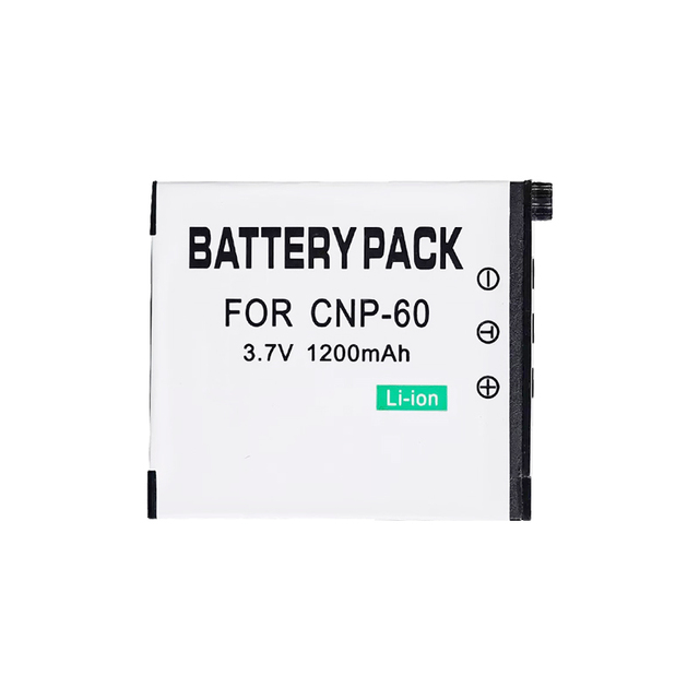 CNP60/NP60 Casio EX-S10/S12/Z20/Z80/FS10/Z9 Digital Camera Rechargeable Lithium-ion Battery 1200mAh 3.7V in Stock