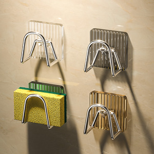 Escurridor multifuncional sin taladro para fregadero con soporte para esponja para uso en la cocina - Product Image 1