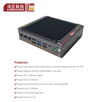 Mini boîte industrielle incorporée par PC industriel Fanless de PC avec Windows 10 Linux
