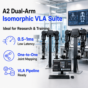 Foxtech Agility A2 <span class=keywords><strong>Robot</strong></span> a Doppio Braccio Isomorfo Leader-Follower, Suite di Addestramento VLA per l'Apprendimento Robotico e la Raccolta di Dati AI Incorporeati - Product Image 1