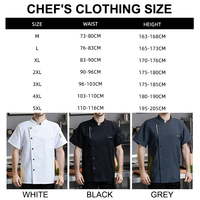 Uniforme d'hôtesse d'hôtel de haute qualité en gros uniformes de chef de restauration brodés imprimés avec étiquettes chemise de chef