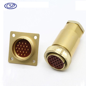 ขั้วต่อวงกลมซีรีส์ CSP PC รุ่น PC-4T ปลั๊กแบบมีเกลียวสำหรับการบิน ขั้วต่อแบบตัวผู้และตัวเมีย - Product Image 2