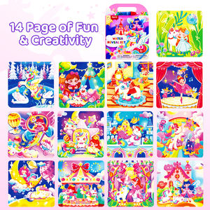 Набор для творчества Joycat: раскраски водными красками для малышей, игрушки для рисования, книжка-раскраска для детей - Product Image 6