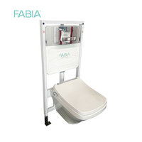 FABIA CE Certifié Vente en Gros Cuvette de toilette automatique en céramique avec bidet électrique, siège chauffant instantané électronique et couvercle intelligent carré