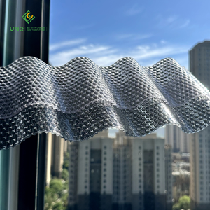 Lámina <span class=keywords><strong>de</strong></span> Policarbonato Prismática para Techos BH Beehive Popular en Israel, 1050 mm x 4 m, Color Blanco Ópalo, Resistente a los Rayos UV, Panel <span class=keywords><strong>de</strong></span> PC Corrugado - Product Image 2