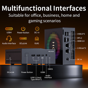 Peladn <span class=keywords><strong>HO5</strong></span>เรือธง Mini PC AMD Ryzen Ai 9 HX 470 12คอร์24สุดยอดการเล่นเกมและมัลติทาสกิ้ง - Product Image 6