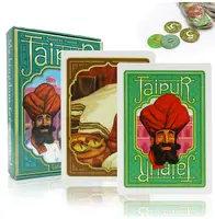 Jaipur-juegos de mesa con reglas en español e inglés, juego de estrategia comercial para 2 jugadores, amantes de los adultos, juego de cartas de regalo de entretenimiento