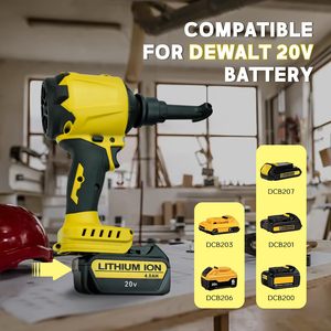 Industrial DIY Grade Lithium Battery Cordless 21V 600W <b>Handheld</b> Air Blower <b>Vacuum</b> Cleaner 150m/s Thrust 1500mAh CB05 Lithium Bat - Product Image 5