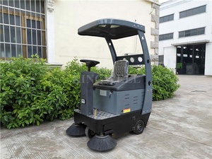 Kingwell Đi Xe Trên Điện Kho Quét Máy Công Nghiệp Đường Phố Đường Sàn Quét - Product Image 4