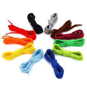 Cordones de 4mm para zapatillas deportivas, redondos y ovalados, coloridos, de poliéster, de ajuste casual, superventas, de repuesto - Product Image 4