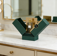 Scatola Personalizzata per Confezione Profumo, Scatola di Carta a Doppia Apertura, Ideale per Linee di Fragranze Premium